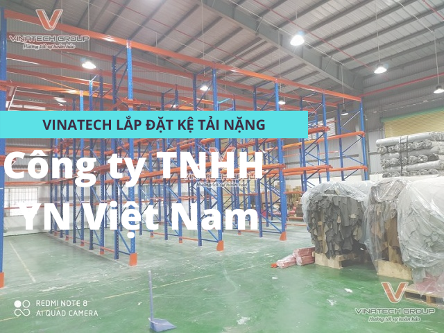 Kệ kho hàng tại TNHH YN Việt Nam KCN Nam Tân Uyên